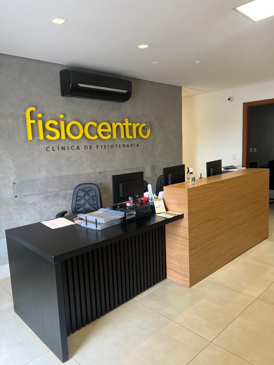 Recepção da clínica Fisiocentro